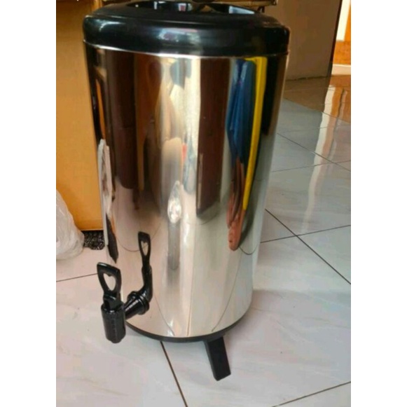 MILK TEA BUCKET TERMOS TUAS KERAN KAPASITAS BESAR 8 10 12 LITER STEINLESS