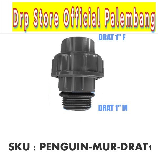 Penguin Water Mur Drat Luar Dalam 1&quot;