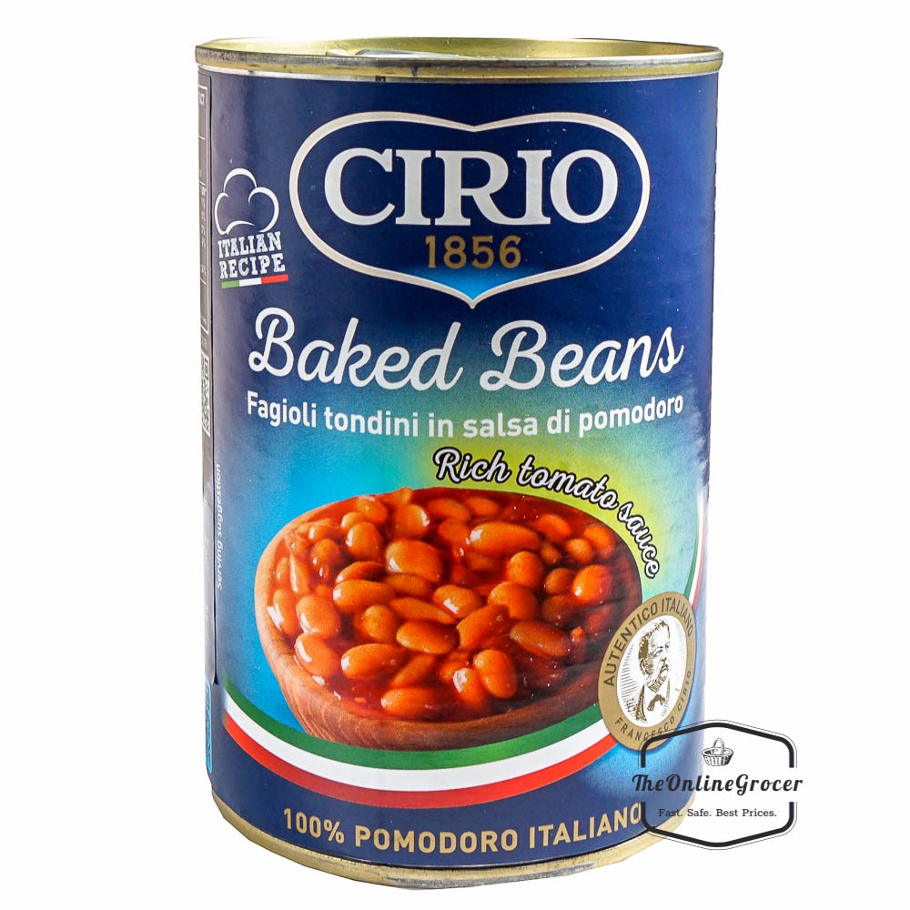 Cirio Baked Beans in Tomato Sauce 420gr – Kacang Dalam Saus Tomat