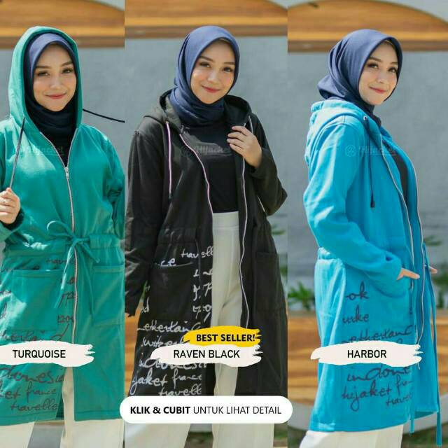 JAKET WANITA MUSLIMAH HIJACKET® URBANASHION ORIGINAL JAKET HIJABER NO.1 DI INDONESIA-2