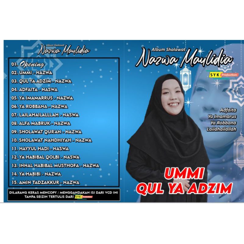 VCD SHOLAWAT NAZWA MAULIDIA