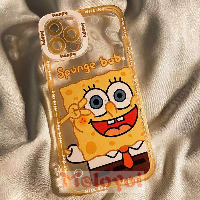 Soft Case Tpu Motif Spongebob Patrick Star Untuk Iphone 11 12 Pro Max 6 6s 7 8 Plus Xs Max X Xr Se 2020 13 Pro Max