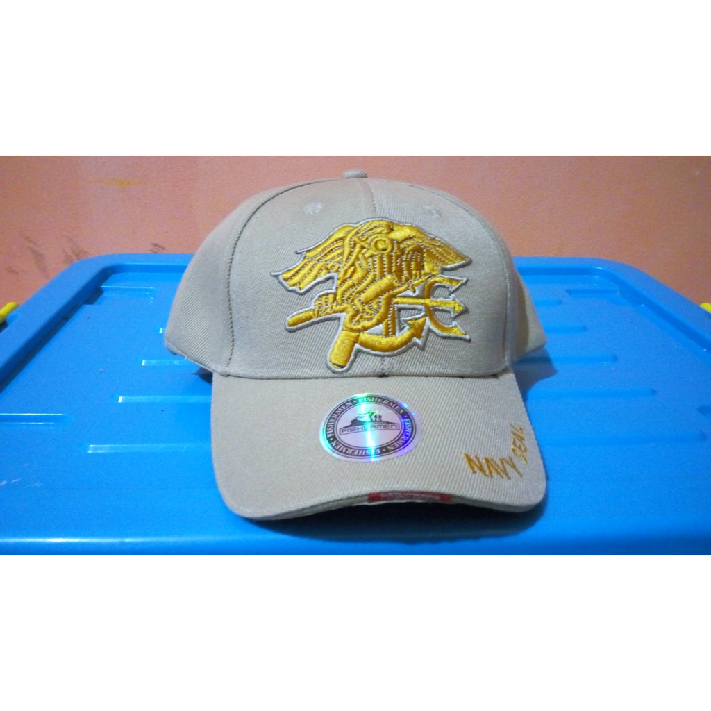 Topi US Navy warna tan
