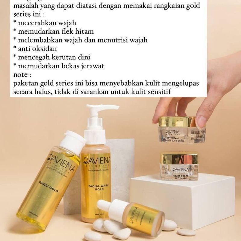 Paket Murah Facial Wash Gold Series Krim Wajah Flek Hitam