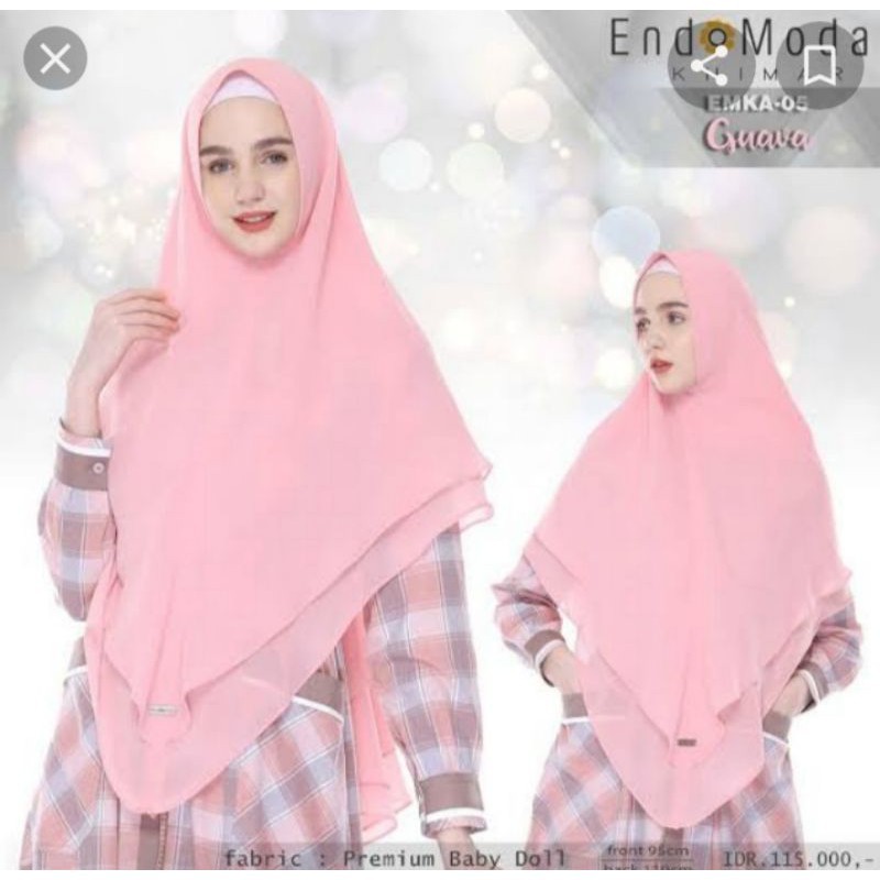 KHIMAR INSTAN EMKA 05 || SYARI || ENDOMODA || READY STOK