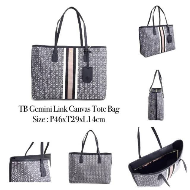 Tas Tote Bag Wanita Tory Burch Gemini Link Ori