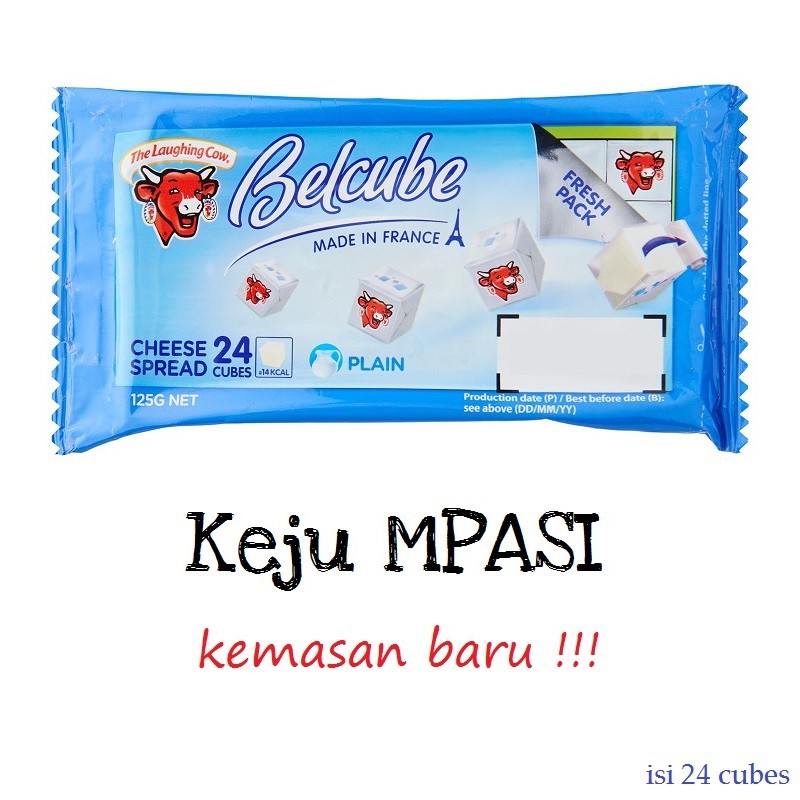 Belcube Belcubes The Laughing Cow - Keju Kotak  mpasi isi 24 pcs