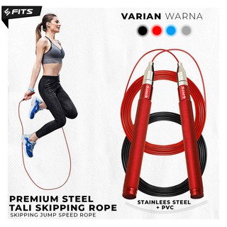 SFIDN FITS Premium Steel Tali Skipping Rope | Skipping Jump Speed Rope