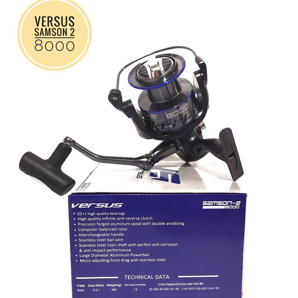 Reel Laut Versus Samson 2 8000 ajib deh ,.. Cakep murah