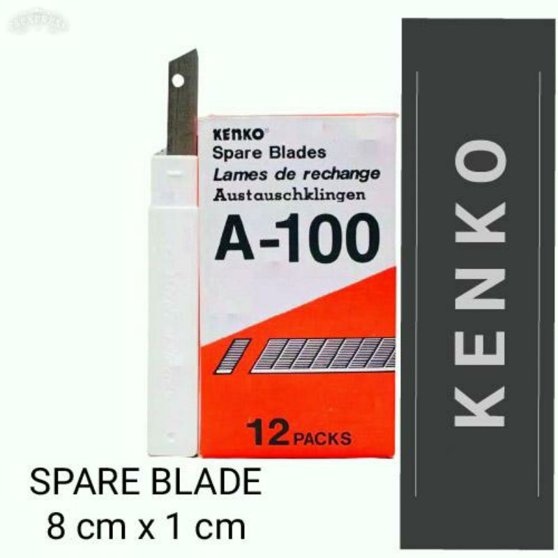 

ISI CUTTER KECIL A 100 KENKO-SPARE BLADES