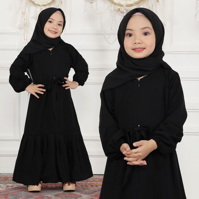 GALLERY EXCLUSIVE ABAYA HITAM AQILA