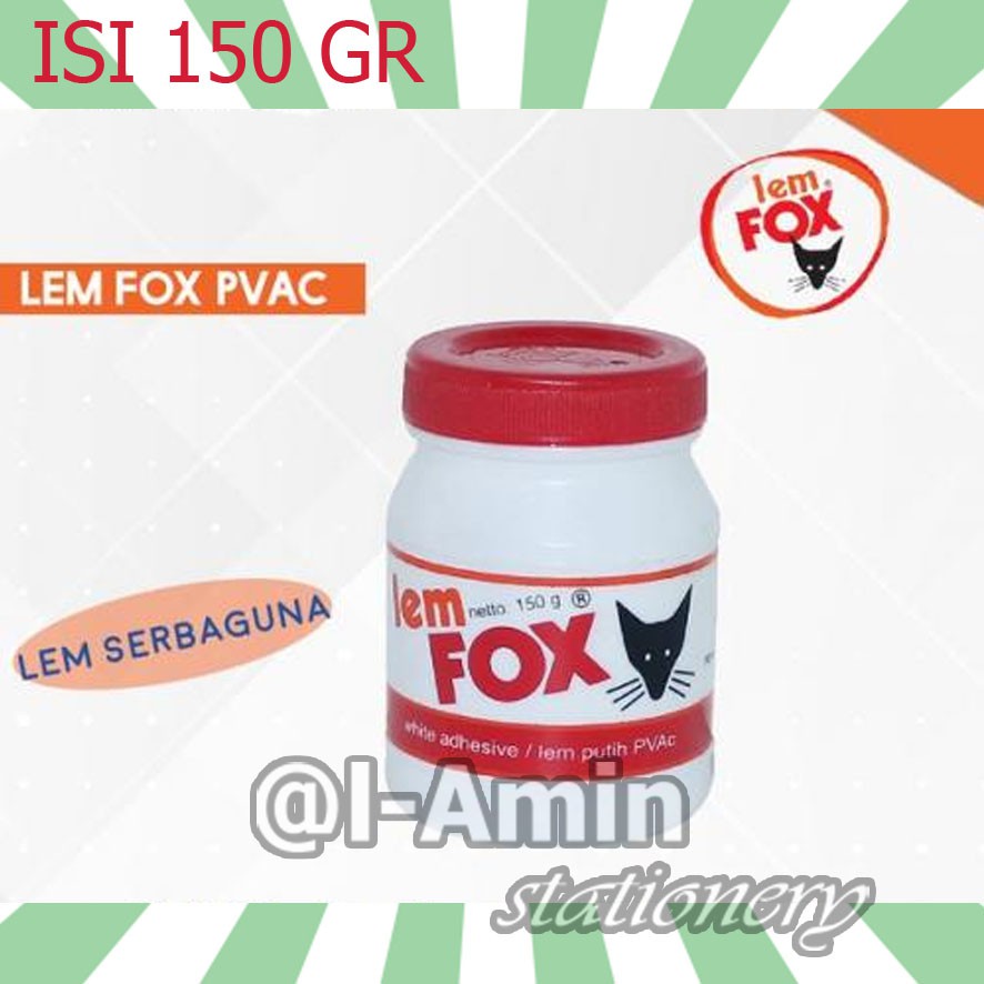 

Lem Fox 150 gr / Lem Putih PVAc