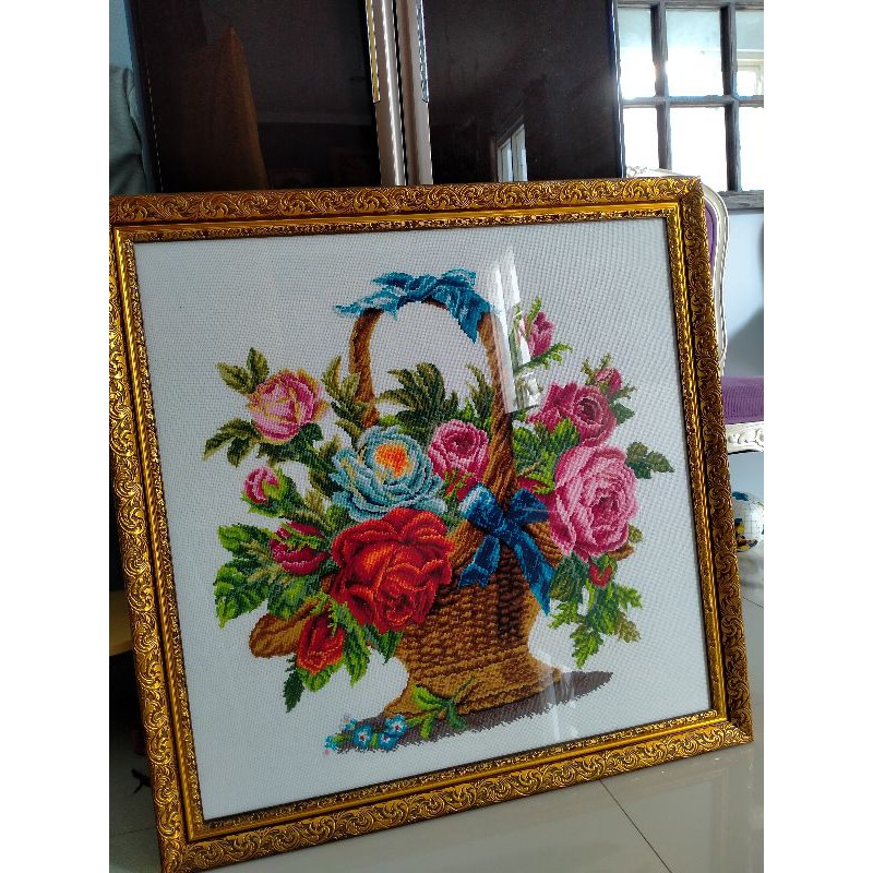 Kristik Bunga Klasik Size Besar