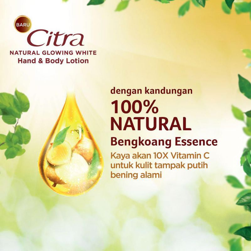 Citra lotion bengkoang 380ml / hand body citra kuning 380ml