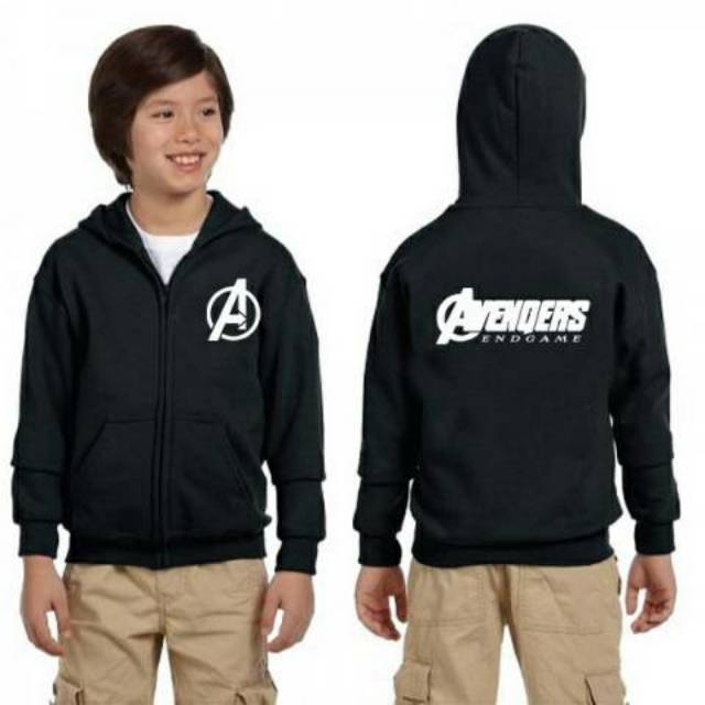 HOODIE ZIPPER ANAK MARVEL AVENGERS ENDGAME-IMPORT QUALITY