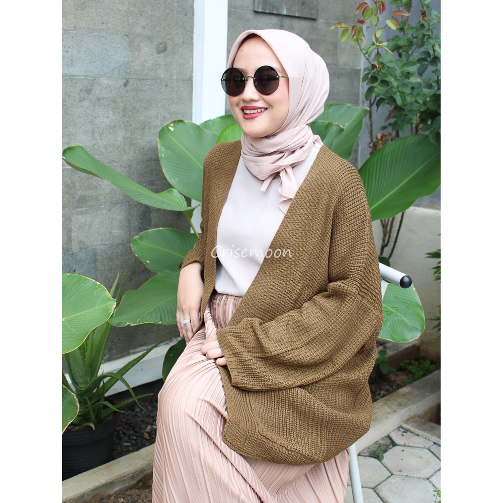 Cardigan Rajut Oversize PREMIUM Kardigan Rajut Jumbo TEBAL-6