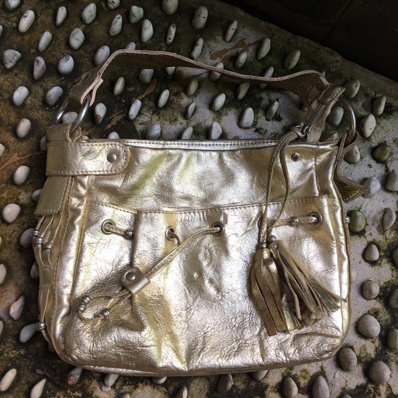 versace handbag leather gudcond