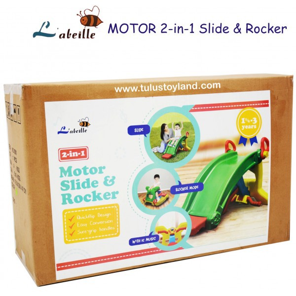 Perosotan Labeille Motor 2 in 1 Slide and Rocker