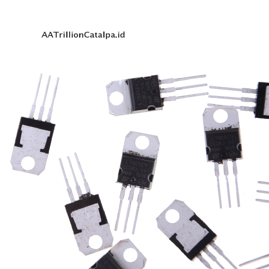 10 Pcs IC L7805CV L7805 TO-220 5V Voltage Regulator