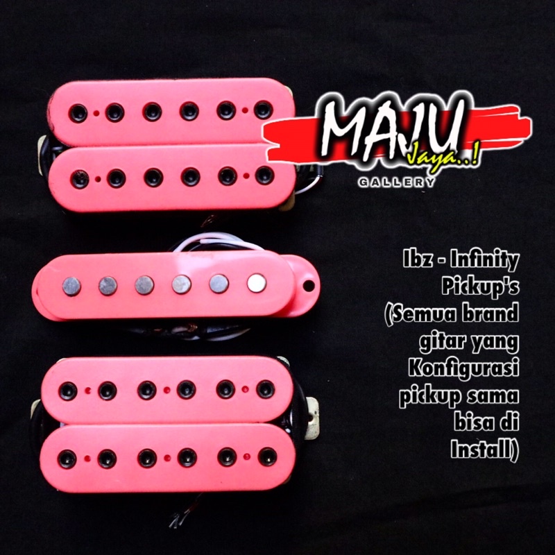 pickup gitar elektrik ibz humbucker INF1 INF2 single coil - pickup gitar JEM Jr
