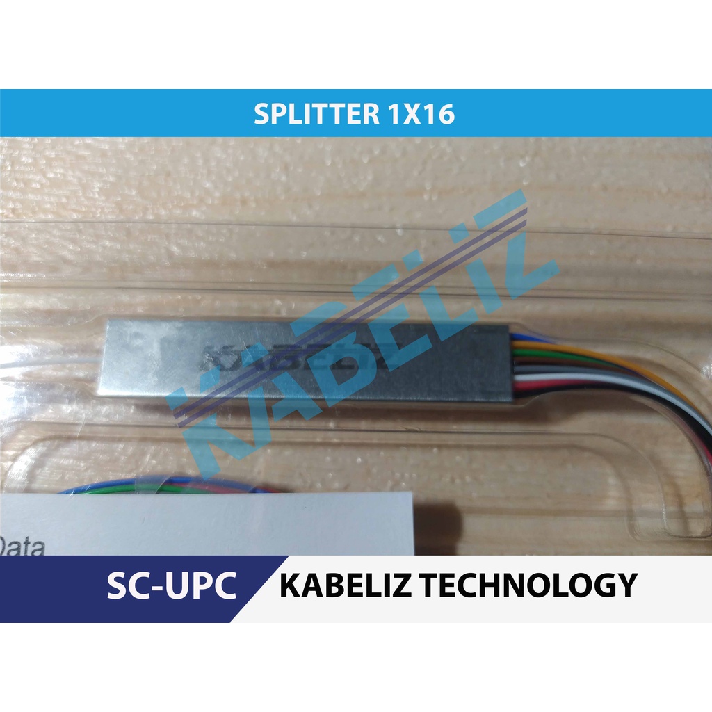 Passive Splitter PLC 1/16 SC UPC Spliter 1 16 Fiber Optic Pasif