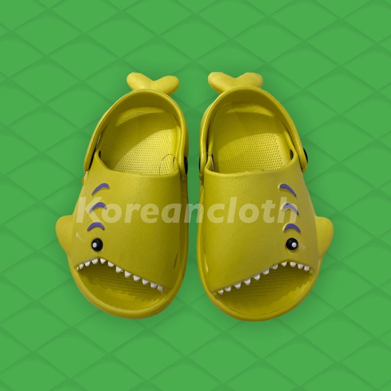 BALANCE 2029 Sandal Baby Shark Import / Sandal Hiu / Sendal Anak Lucu / Sandal Import Anak Cewe dan Cowo terbaru