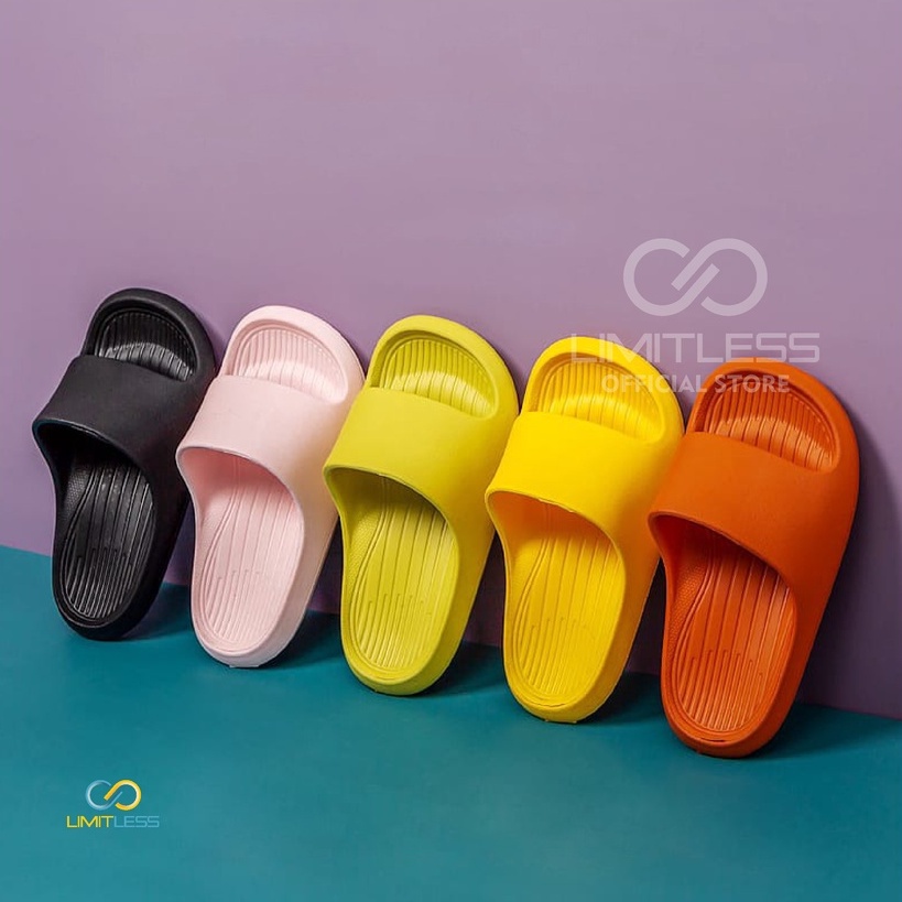 Zerolimit - Sandal Slip On Anak Perempuan Anti Licin Sendal Selop Jelly Anak Laki Laki Lentur Nyaman Sendal Slipper Anak Lucu