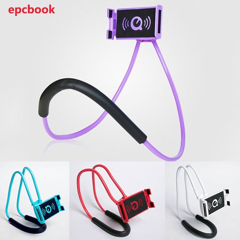 Lazy Neck Holder / Lazypod Leher Untuk Smartphone