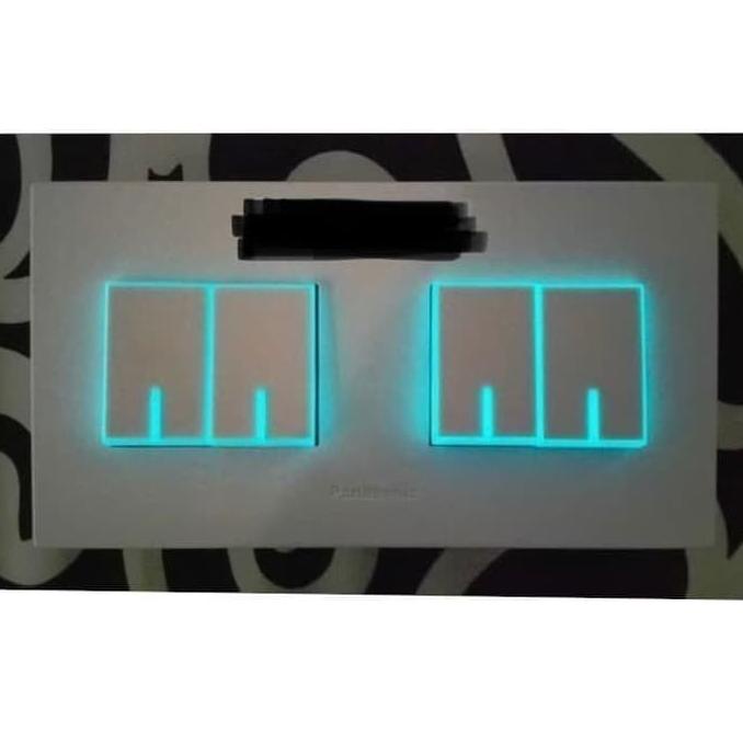 Saklar 4 Tombol 4 Gang Lampu Fluorescence Panasonic