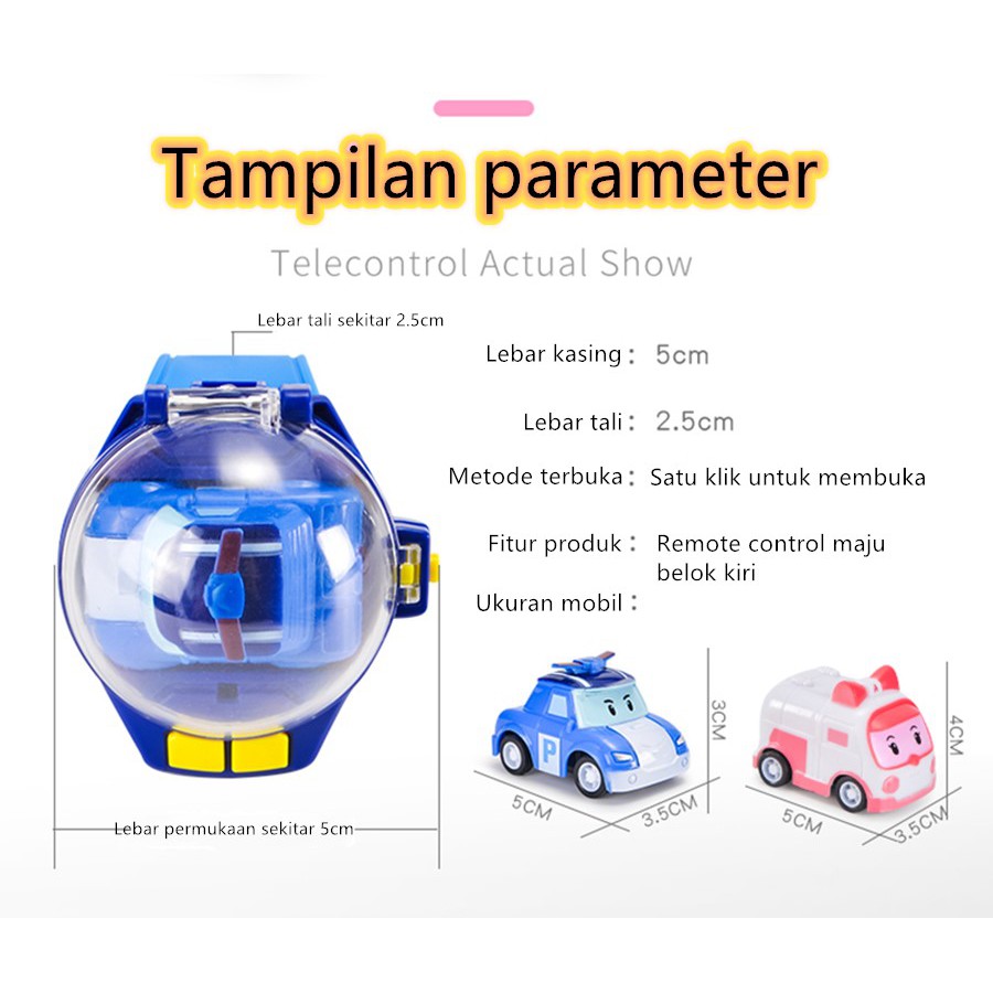 jam tangan mobil/mainan anak/baby/Mainan remote control/Mobil remote control/MINI MOBIL/