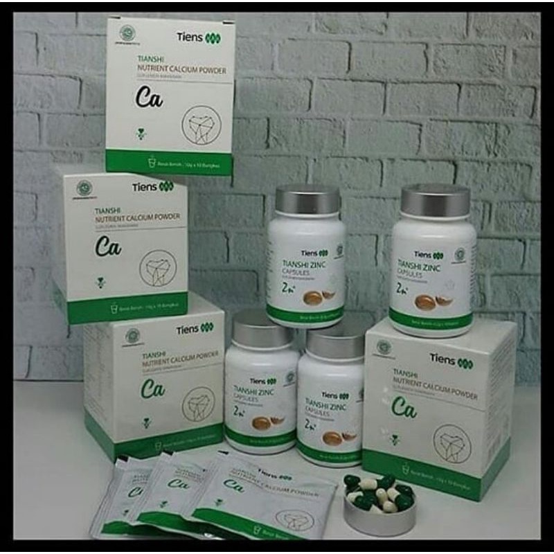 

Paket Peninggi Badan Tiens Original Susu NHCP dan Zinc Kapsul