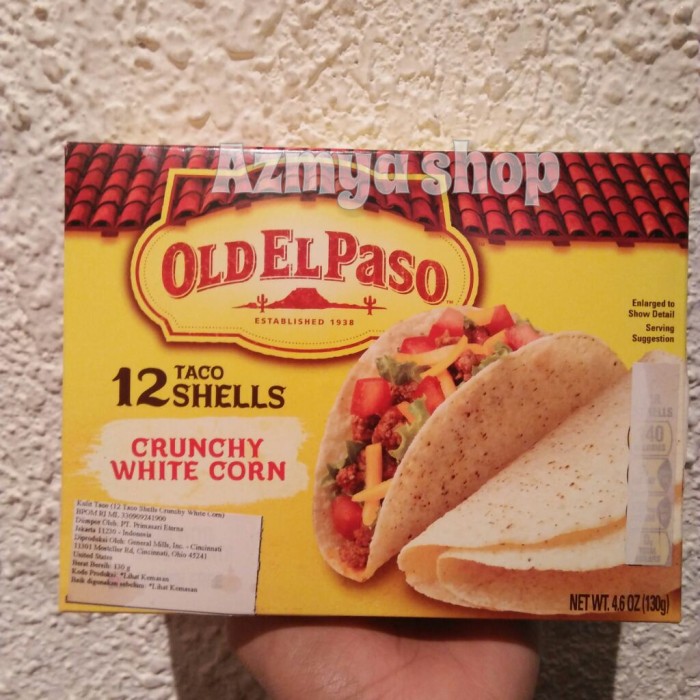 

OldelPaso 12 Shell Crunchy White Corn-kulit taco 130gr