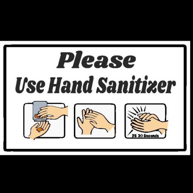 

Akrilik Papan Petunjuk Penggunaan Sanitizer Acrylic Sign Label