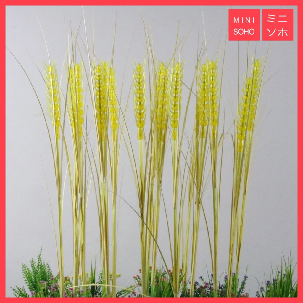 Lampu Hias LED Padi Beras Gandum Tancap Standing Dekorasi Outdoor / Indoor Taman Wheat Rice Kuning