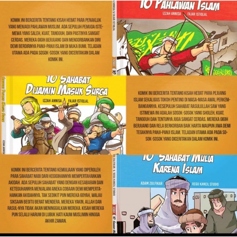 Buku Komik Serial 10 Sahabat Pahlawan 3 Pcs Shopee Indonesia
