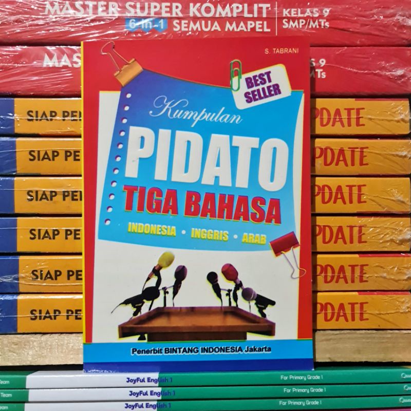 Best Seller Buku Kumpulan Pidato Tiga Bahasa Indonesia - Inggris - Arab