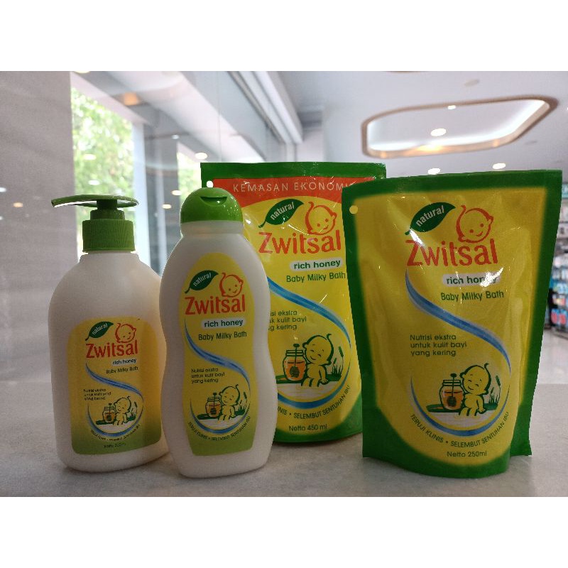 ZWITSAL Baby Milky Bath Rich Honey