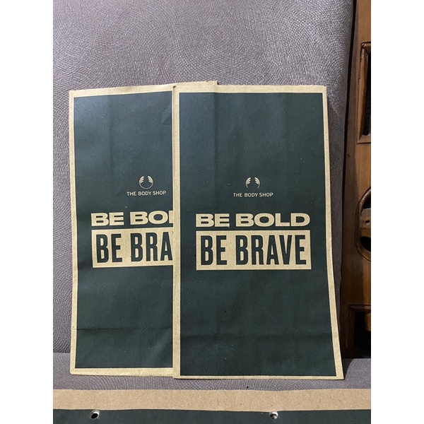 

THE BODY SHOP PAPERBAG ORIGINAL SMALL MEDIUM LARGE XTRA LARGE MINIMAL ORDER 3