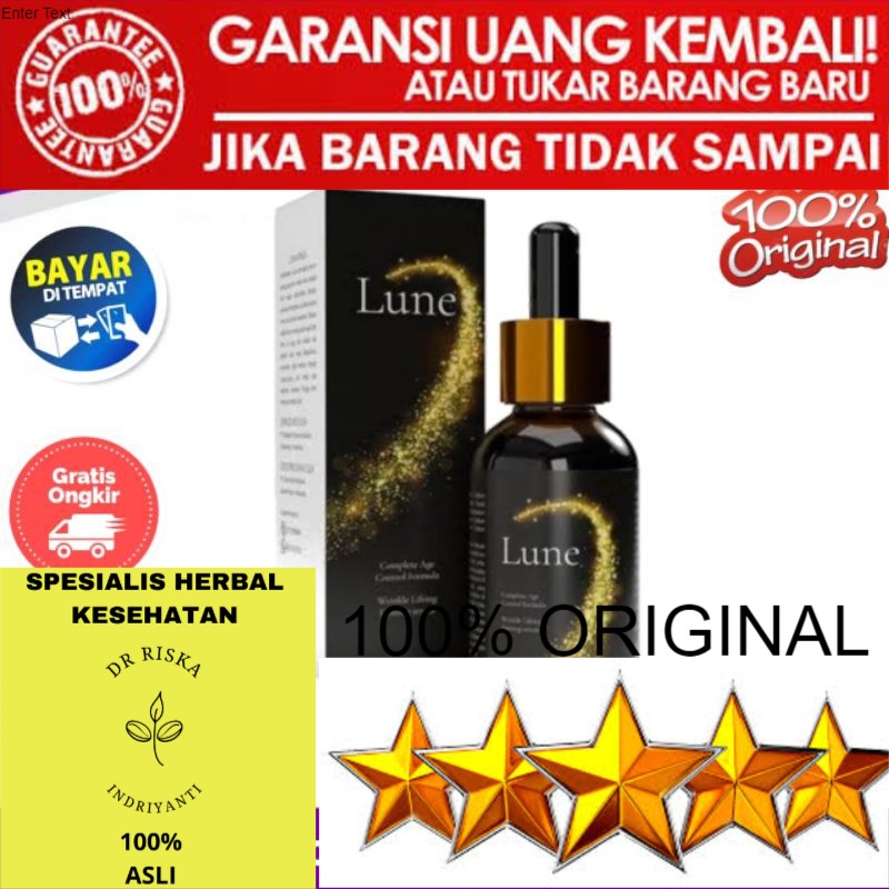 100% ASLI Lune Serum - Lune Serum Anti Aging - Serum Wajah - Lune Serum Original - Lune Serum Asli