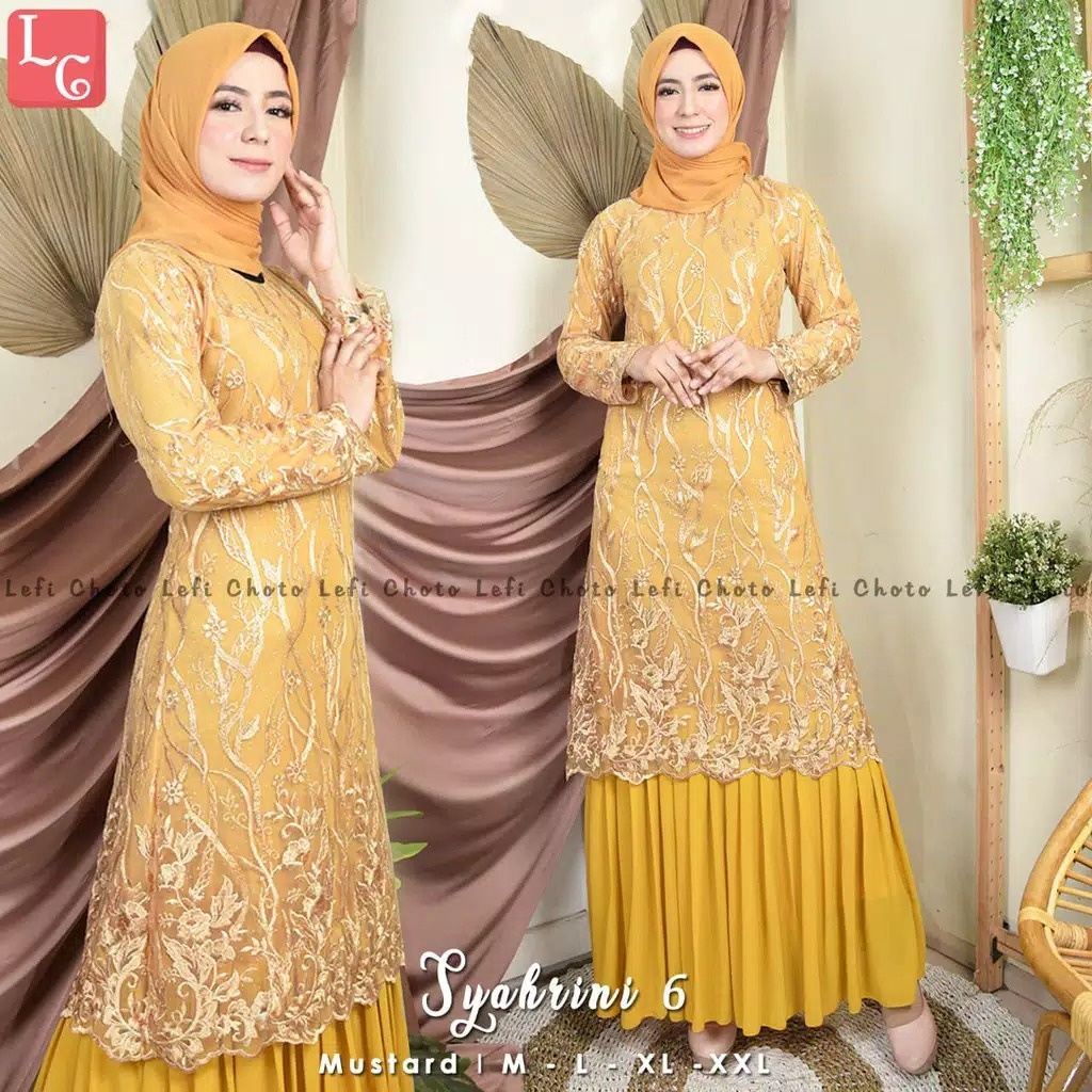 ( COD) SYAHRINI GAMIS BROKAT MODERN