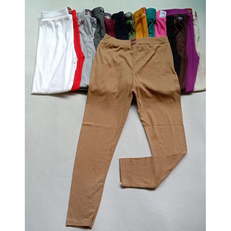 Legging Panjang Kaos Rayon Lembut Standard