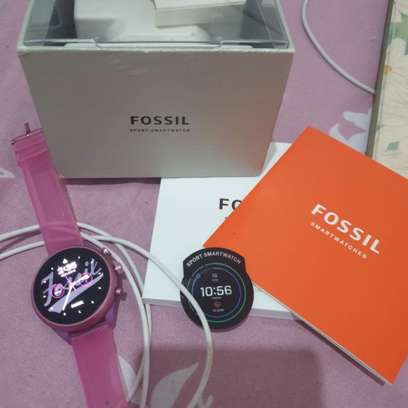 Smartwatch Fossil Jelly Pink Gen 4