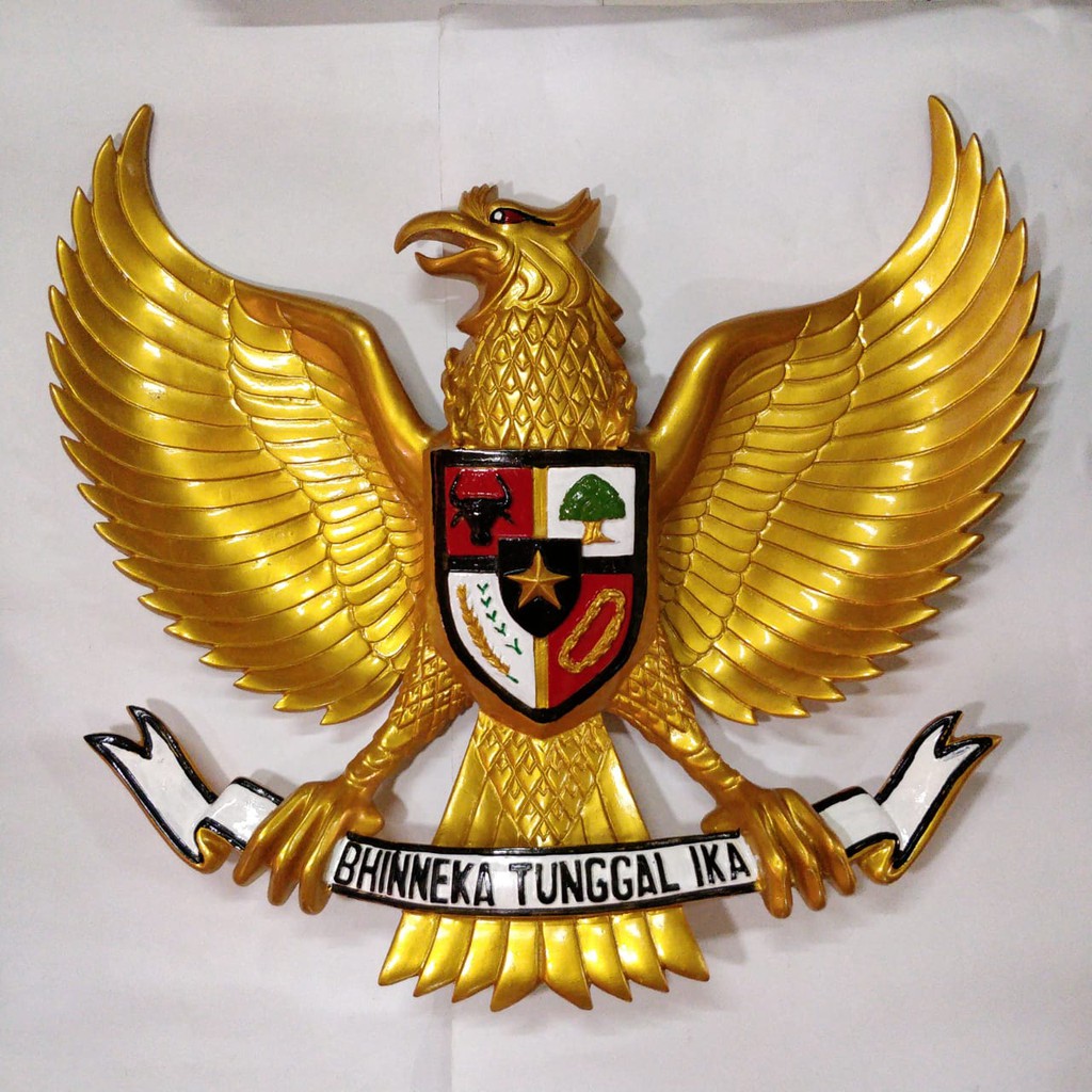 Patung Burung Garuda Pancasila (60x70 cm) Lambang Negara Kesatuan Republik Indonesia