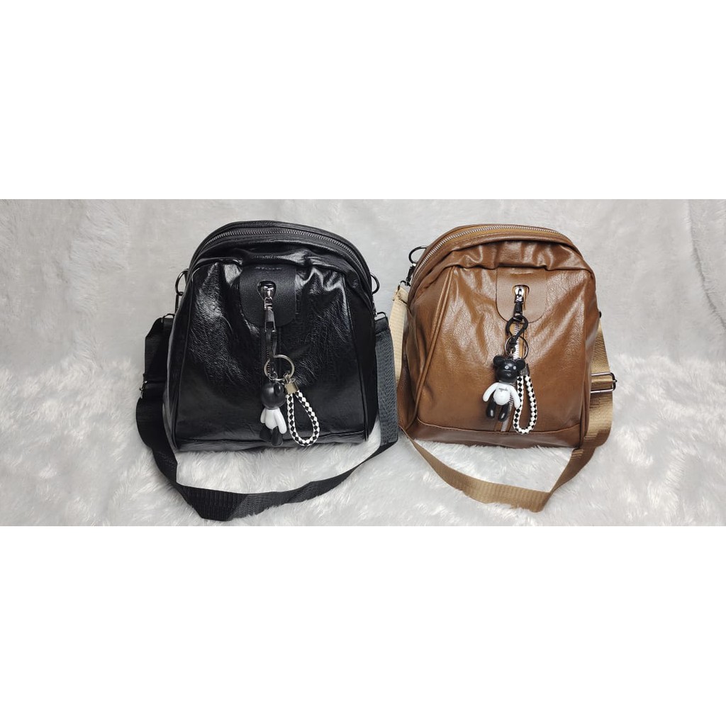 JK 810 1KG MUAT 2PCS TAS RANSEL FASHION WANITA IMPORT BAG BACKPACK U3555 C8224 Y8032 T676 E78