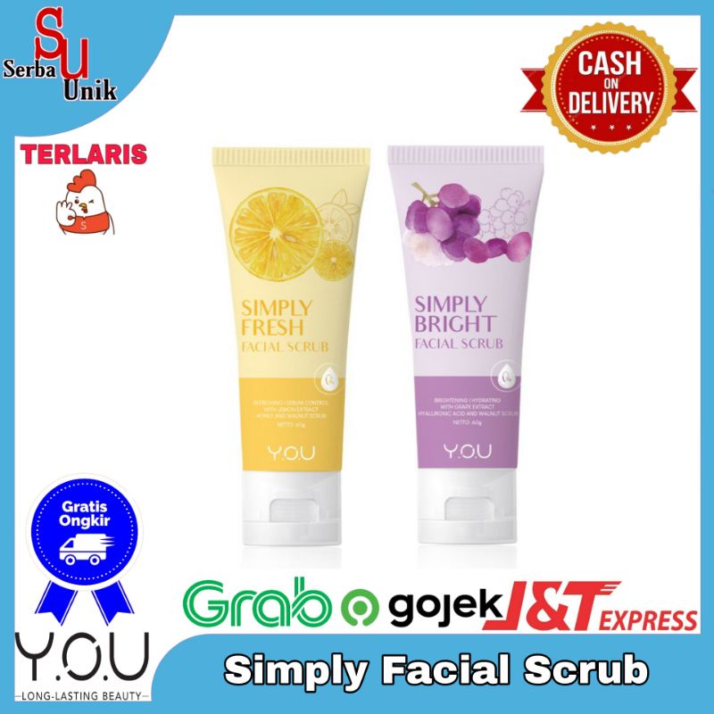 Kosmetik You Basic Skin Care Simply Fresh and Bright Facial Scrub