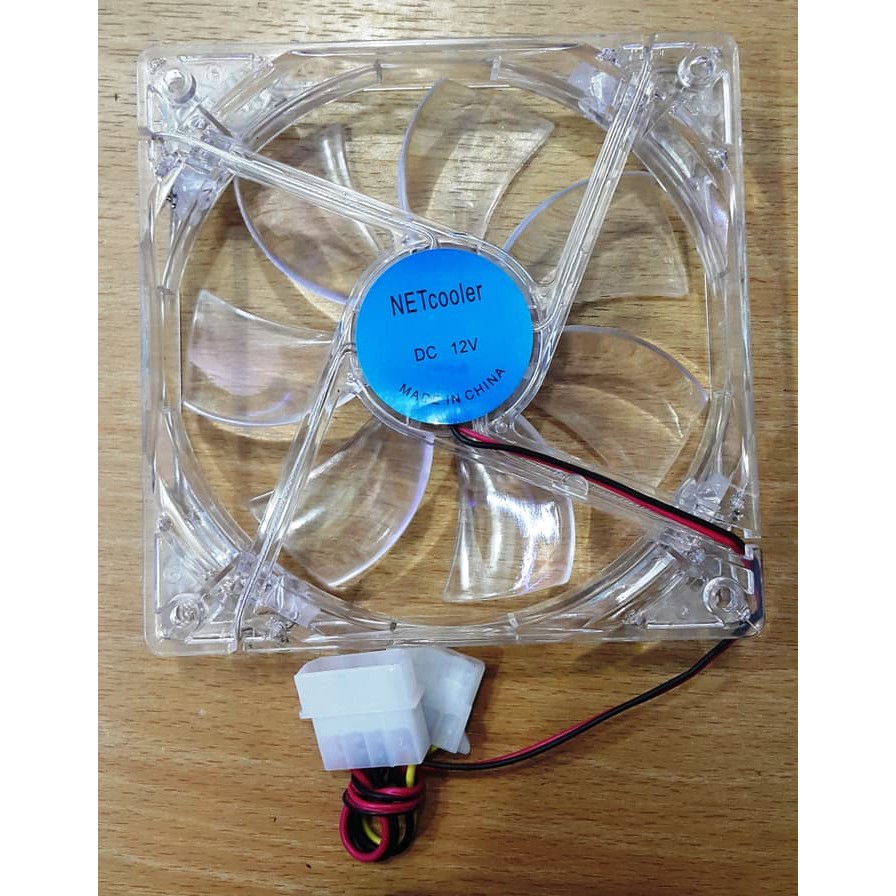 FAN CASING TRANSPARAN  LAMPU  12CM DC 12V