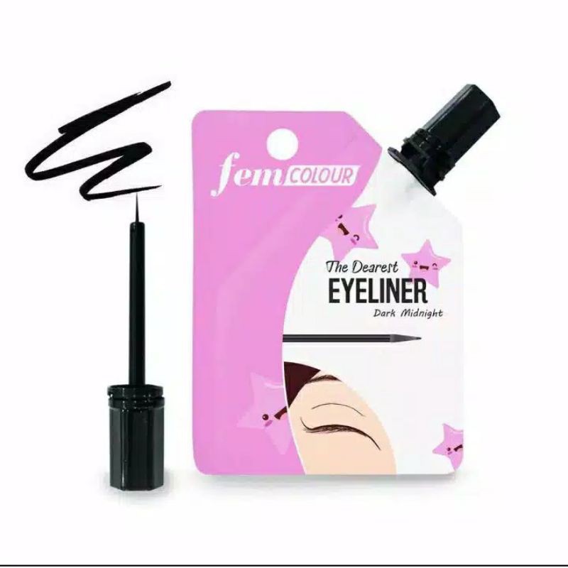 FEM COLOUR THE DEAREST EYELINER DARK MIDNIGHT - 3ML