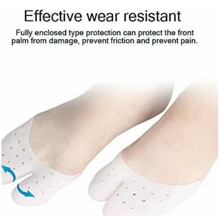 Silicone gel toe cap forefoot silikon jari kaki ballet import