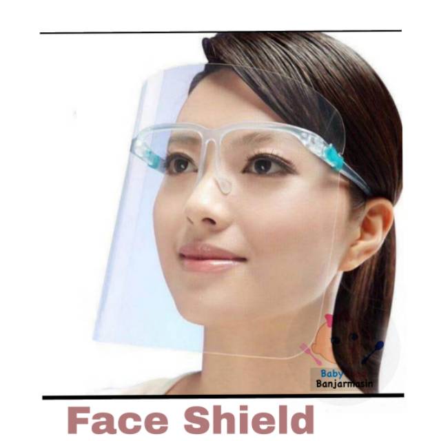 Face shield kacamata anti virus bakteri pelindung wajah