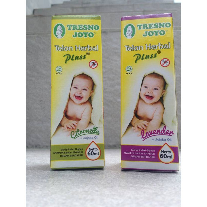 TRESNO JOYO MINYAK TELON HERBAL PLUS 60ML / CITRONELLA - LAVENDER